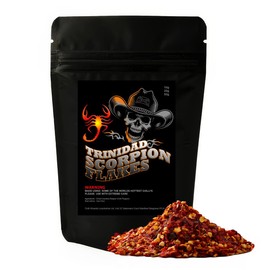 Trinidad Scorpion Chilli Pepper Flakes, 25g, Ultra Hot