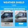 Side Window Deflector Visors Compatible with Land Rover Defender 90