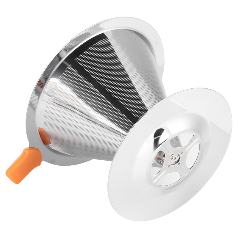 304 Stainless Steel Integrated Coffee Filter Paperless Reusable Coffee Filter
