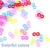Loom Bands, Pack of 200 Loom Bands Accessories, Colourful Clasps,