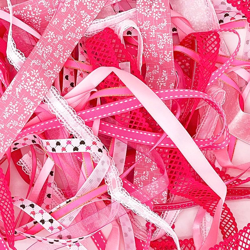 Ribbon Off Cut Bundle - Contains 10 Different 1 Metre