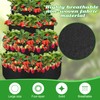 BOUTICOL 4 Tiered Fabric Strawberry Planter Strawberry Tower Planter Stackable