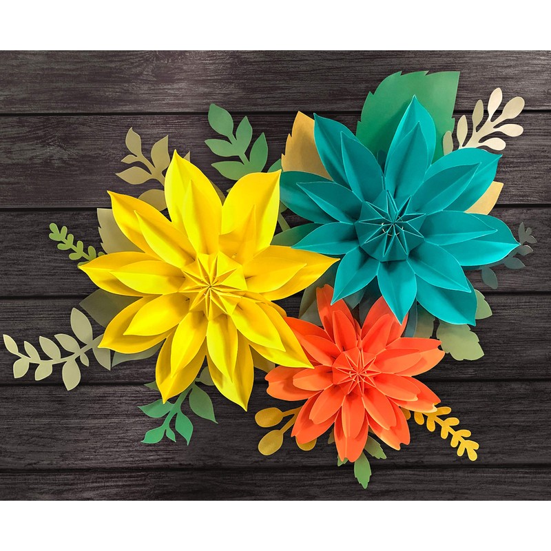 Teacher Created Resources Beautiful Brights Paper Flowers