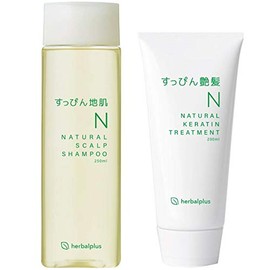 No Makeup Scalp Shampoo & Makeup Gloss Hair Treatment Set, 1 Each Set, Dandruff, Itchy, Seborrheic, Scalp Care (Shampoo & Treatment)