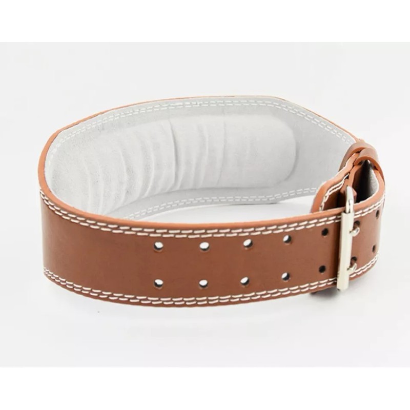 JM Cinturón Levantamiento Gym Amohadilla Piel Sintética Premium