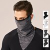 KOTY UV400 Real Sun Block UV Protection Mask Charcoal 2ea