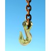 QWORK 5/16" Grade 70 Clevis Grab Hooks with Yellow Chromate
