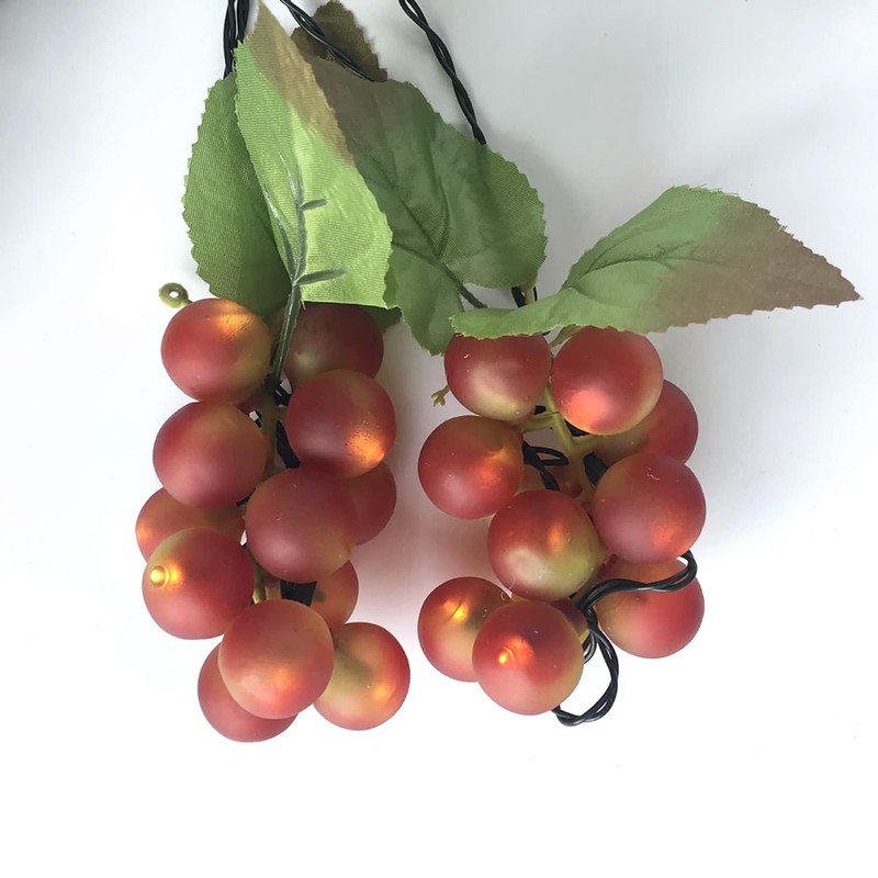 keeda Solar String Lights with Vines, Waterproof 80 LED Grape