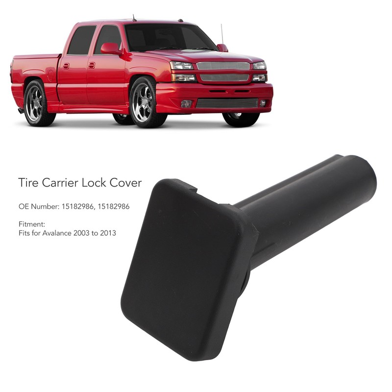 Tire Carrier Lock Cover 15182986 Wheel Hoist Lock Cylinder Tube