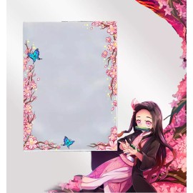 Imperium Duelist Border Sleeves Cherry Blossom Demon Slayer 15x Unused Sleeves