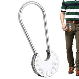 Stainless Steel Key Chain,Pulley Key Ring with Digital Identification - Trendy Heavy Duty Charm, Creative Keyring for Backpack Outdoor Gear Luggage Tag Gym Bag Travel