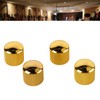 4Pcs Guitar Knob Metal Volume Tone Dome Control Knob Musical