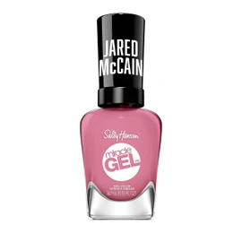 Sally Hansen Miracle Gel™ x Jared McCain, Point Guard Pink, Long Lasting, Gel-Like Formula, No UV Lamp Needed, PInk Nail Polish