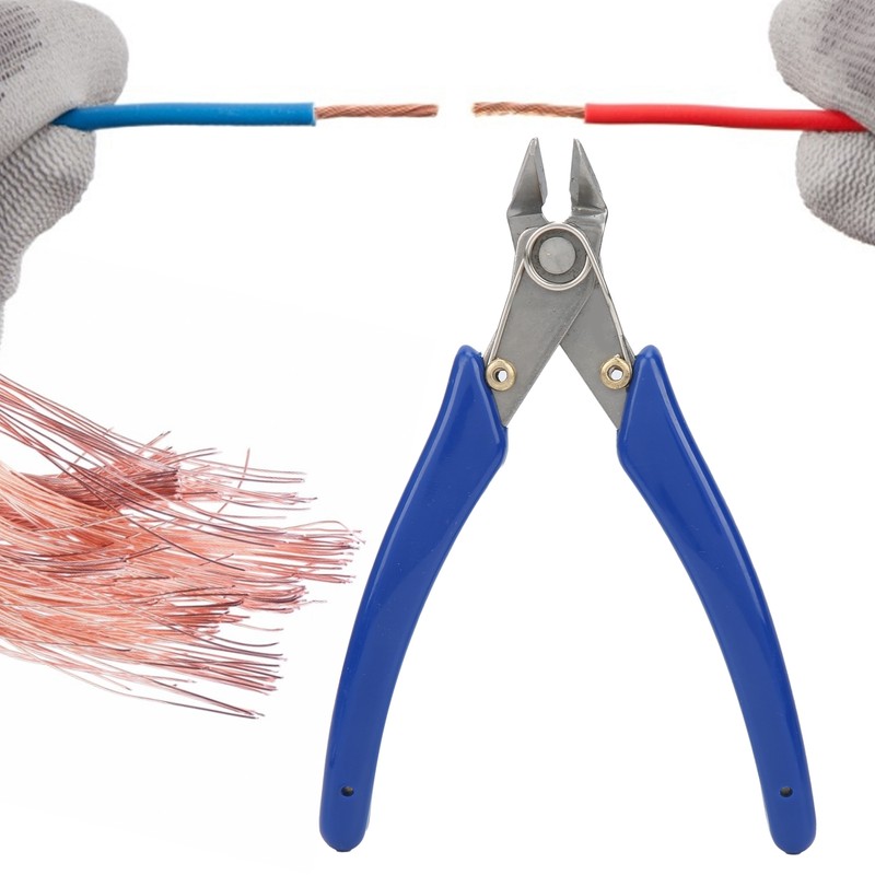 Electronic Diagonal Pliers Cutter Portable Stainless Steel Electric Wire Cutting
