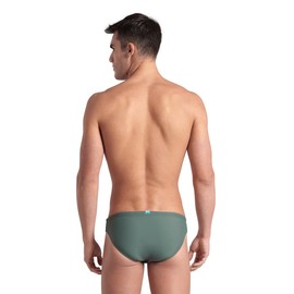 Arena Santamarias R Costume da Bagno Uomo, Costume Slip Uomo Mare e Piscina in Tessuto Foderato Maxfit Eco Resistente al Cloro e al Sale, Protezione UV 50+