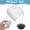 2 Pcs Blind Spot Mirror，Cars Heart Side Mirror Blindspot Glass
