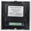 Wanjorlay DC12V-24V RGB/RGBW Wall Mounted Touch Panel Controller Glass Panel