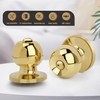 Gaurqiah Keyless Privacy Door Knob, Ball Design Doorknob for Interior,