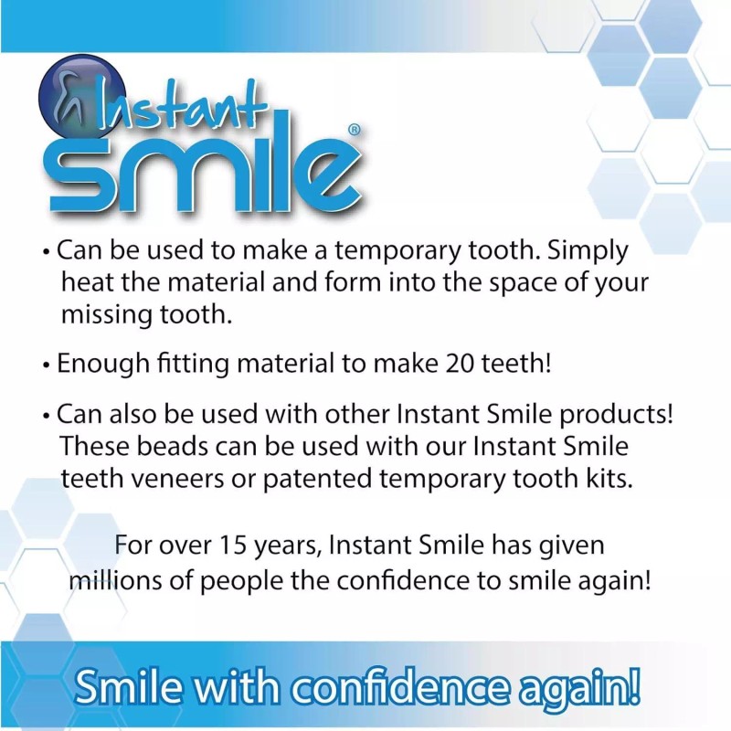 Instant Smile Thermal Fitting Temporary Tooth Replacement Fitting Beads Jar