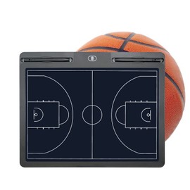Pure Vie Electronic Basketball Coaching Board LCD Basketball Coaches Tactical Clipboard Writing Tablet Blackboard with Stylus Pen - Basketball Gift Sporting Goods Daily Training Assistant Equipment
