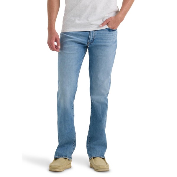 Lee Men's Extreme Motion Regular Boot Jean, Fly Post, 34W