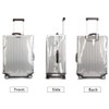 GigabitBest 30 Inch Full Clear PVC Luggage Cover, 0.4mm Thick