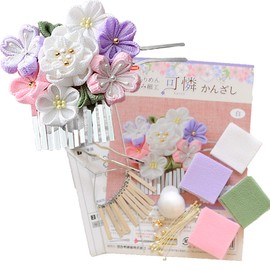 Takagi Fiber Panami LH454 Handmade Kit, Karen Hair Ornament, Material, Accessory, Handicrafts (White)