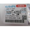 KUBOTA GENUINE KUBOTA FUEL OVERFLOW RETURN PIPING 16261-42502 D905 D1005