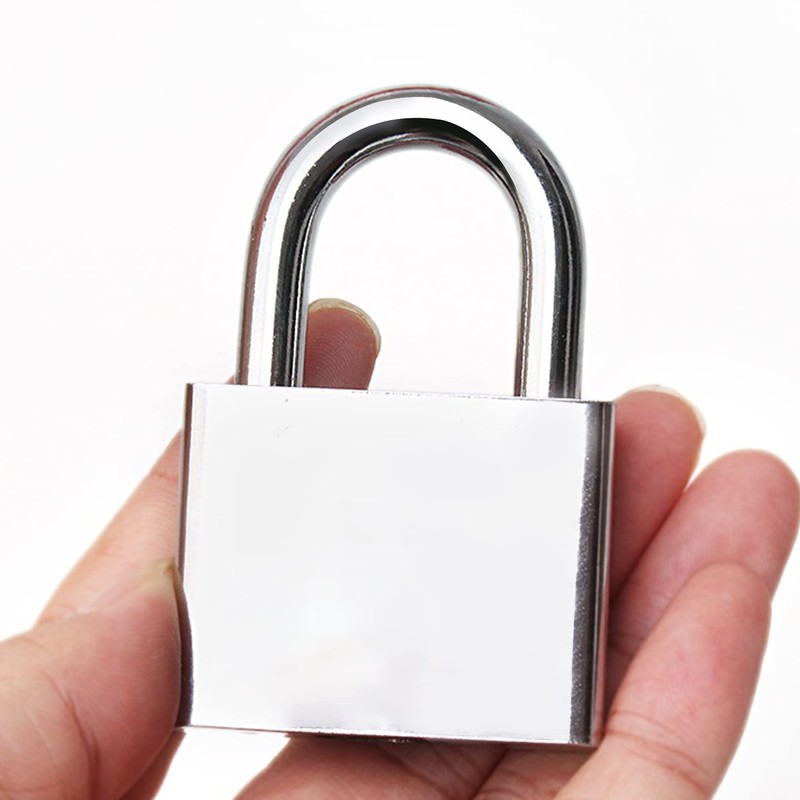 Padlock 40 mm with 4 Keys, Locks with Keys, Padlock
