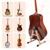 GOGHOST Wooden Acoustic Guitar Stand A-Frame Folding with Padding