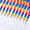Polyester Lanyards with Safety Clasp & Waterproof Transparent Card Holders
