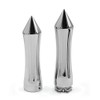 uxcell 2 Pcs Silver Tone Chrome Metal Sharp End Motorcycle