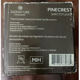 Signature Hardware Pinecrest Thermostatic Valve Trim- Lever Handle SHPCTSTLEVCP