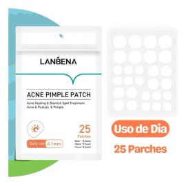 Parches Faciales Antiacné Universo en Linea Hipoalergénicos 25 Piezas