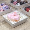 ROSPAKTEK 60Pack Bakery Boxes 4x4x2.5 Inches with Clear Lids –