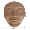 5D Makeup Practice Mannequin Solid Silicone Elastic Soft Microblading Supplies