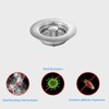 Niaciswe Pop-up Kitchen Sink Plug 3-in-1 Kitchen Sink Strainer Kitchen