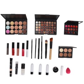 Multifunctional Makeup Kit Cosmetic Eye Shadow Lip Gloss Concealer Set with Cosmetic Bag