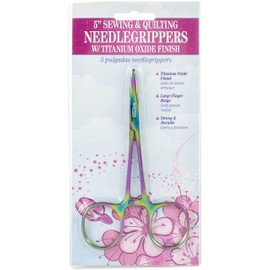 ToolTron 442 Needle Grippers W/Titanium Oxide Finish-5", Multi