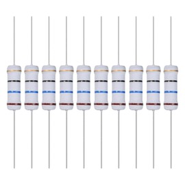 YOKIVE Pack of 30 Metal Oxide Layer Resistors Axis Line Resistance Hold Normal Circuit Operation Large for Electric Current Equipment (Grey 2W 16 Ohm)