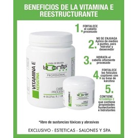 Labonte Mascarilla Capilar con Vitamina E y Keratina, 150g