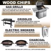 Western Premium BBQ Products Mesquite BBQ Smoking Chips, 180 Cu