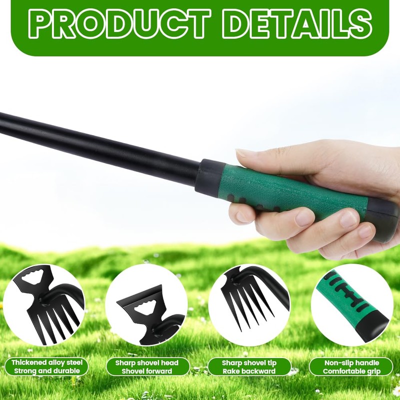 OFFCUP Weed Puller, Portable Garden Weeder Uprooting Weeding Tool, 5