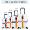 Cross Luggage Straps for Suitcases TSA Approved Adjustable Suitcase Packing