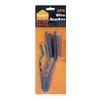 Pack of 3 Wire Brush Cleaning Brushes 1 x Brass