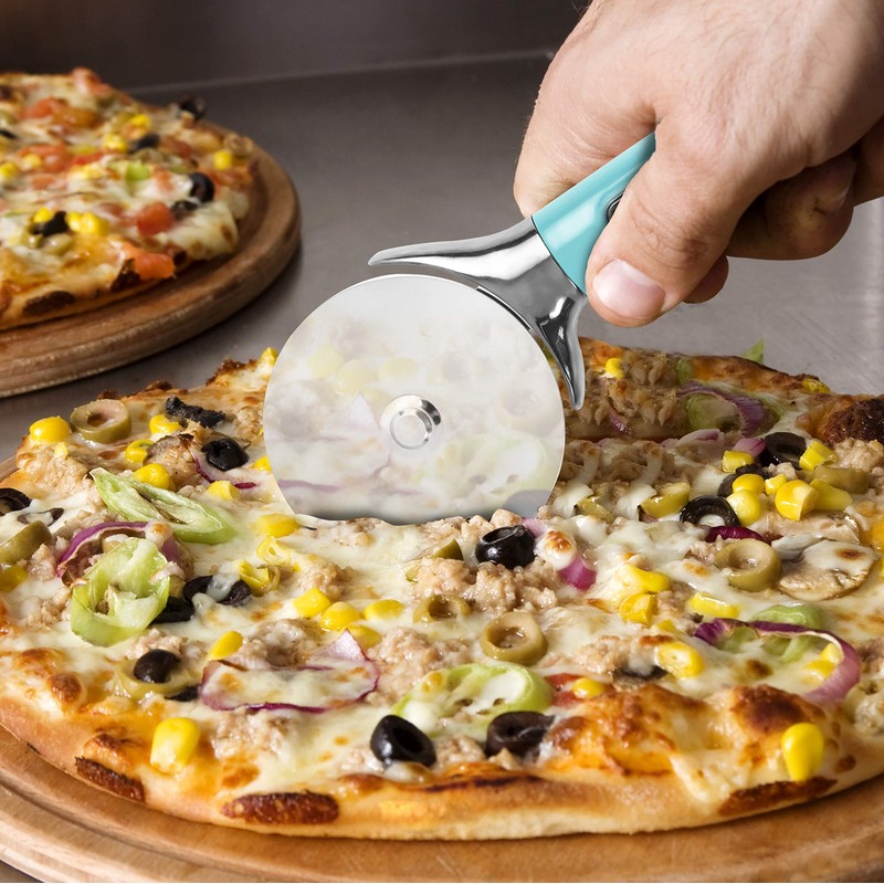 Farberware Pro Stainless Steel Pizza Cutter with Thick Blade to