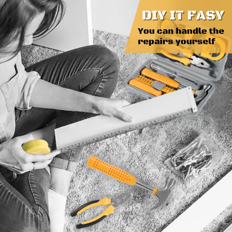 Home Tool Kit 24PCs - Yellow Home DIY Repair Tool