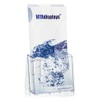 VITAdisplays DIN lang DL Table Brochure Stand as Transparent Flyer