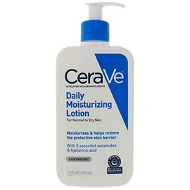 CeraVe - Loción hidratante diaria, 12 oz (paquete de 2)