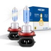 wideep H11 Halogen Bulb, DC 12V 55W 5000K, Low Beam,